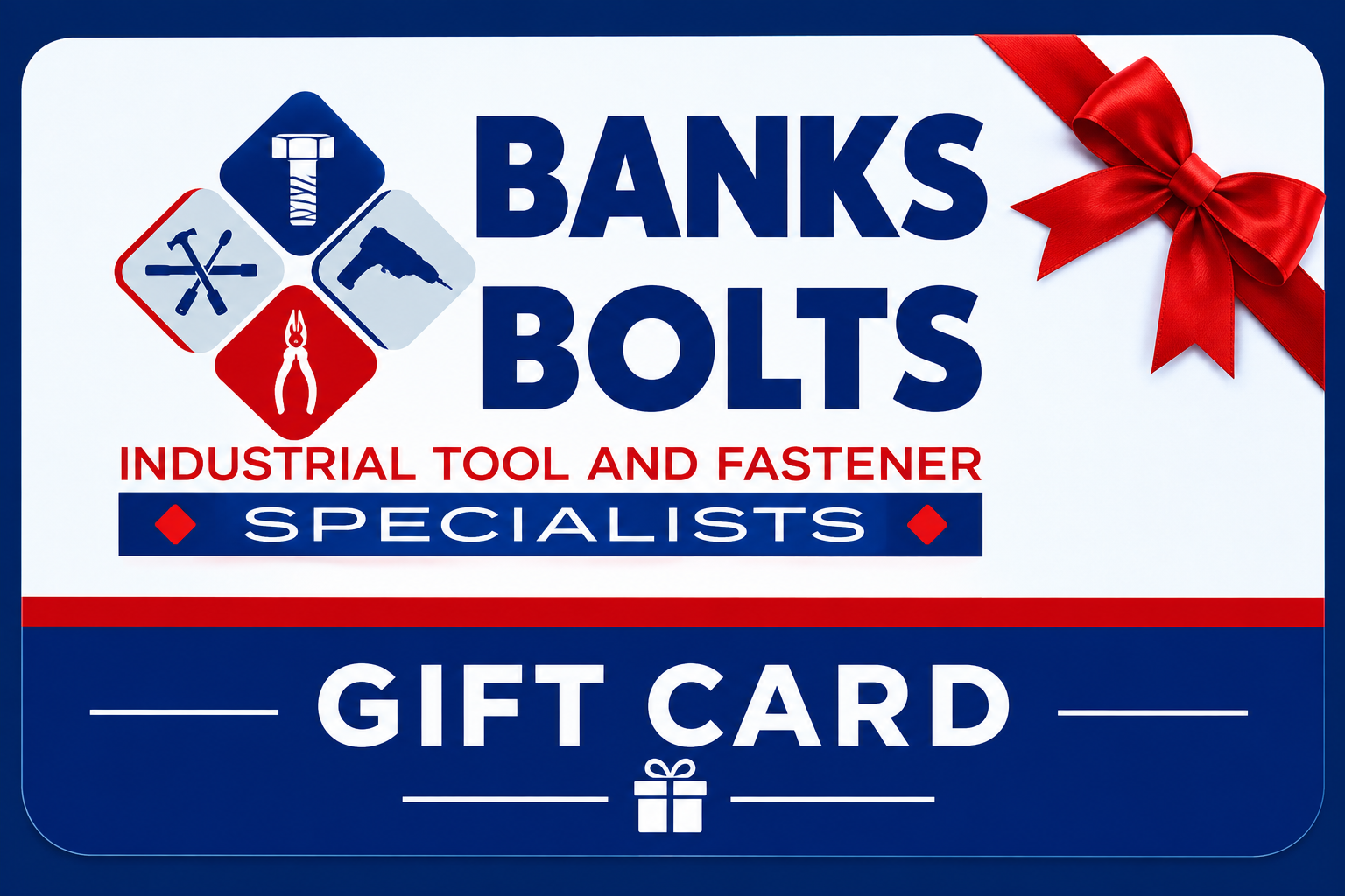 Banks Bolts & Fasteners gift card